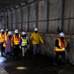 Inside the partially constructed 2nd avenue subway tunnels